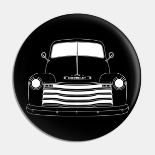 Chevrolet 3100 White Outline Pin