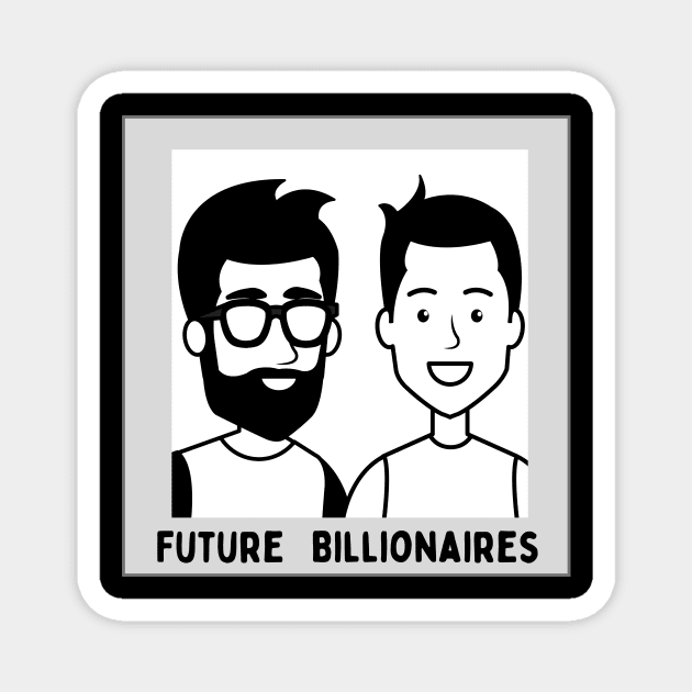 Future Tech Billionaires Magnet by WearablePSA