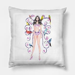 angel in the town Pillow