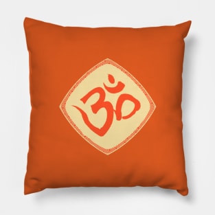 Om Spirituality Awareness Meditation Yoga Pillow