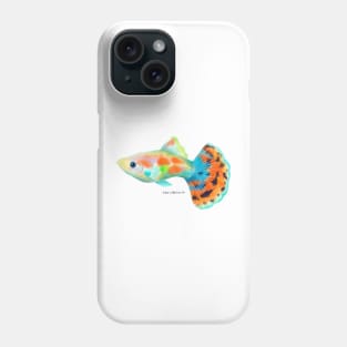 Mosaic Guppy Fish Phone Case