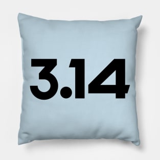 Pi Day 3 dot 14 Pillow