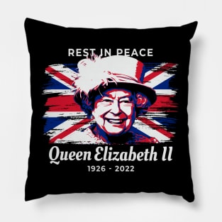 rip queen elizabeth uk Pillow