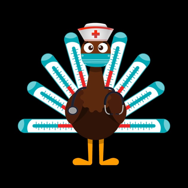 Thanksgiving nurse turkey by Flipodesigner