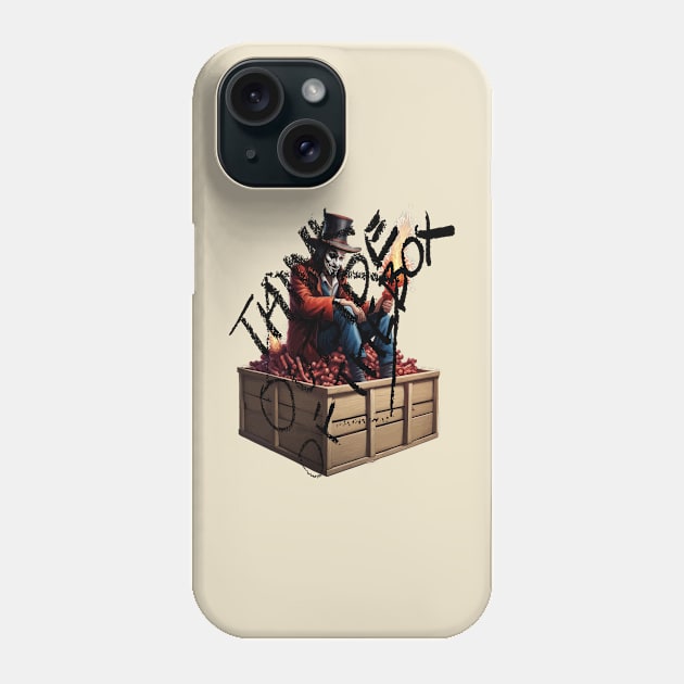Think Outside Of The Box Guy Fawkes Humor Phone Case by taiche