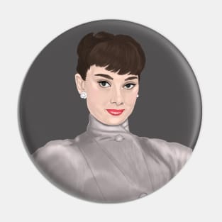 Audrey Hepburn Pin