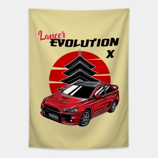 Lancer Evolution X Tapestry