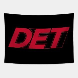 DET Detroit Red Tapestry