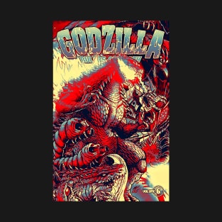 Godzilla ROE 6 Retro T-Shirt