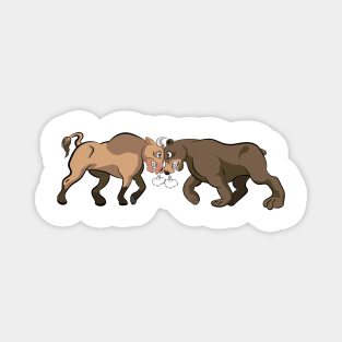 Bull and Bear Magnet