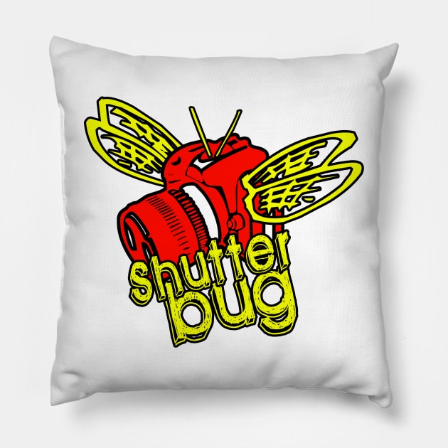 Shutter Bug Pillow by SimplyMrHill