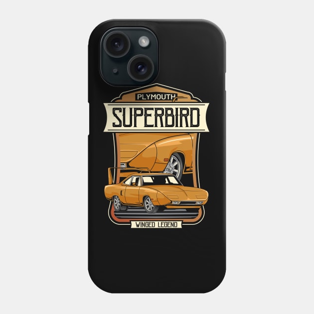 Plymouth Superbird Classic Car Phone Case by milatees