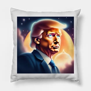 donald trump portrait Pillow