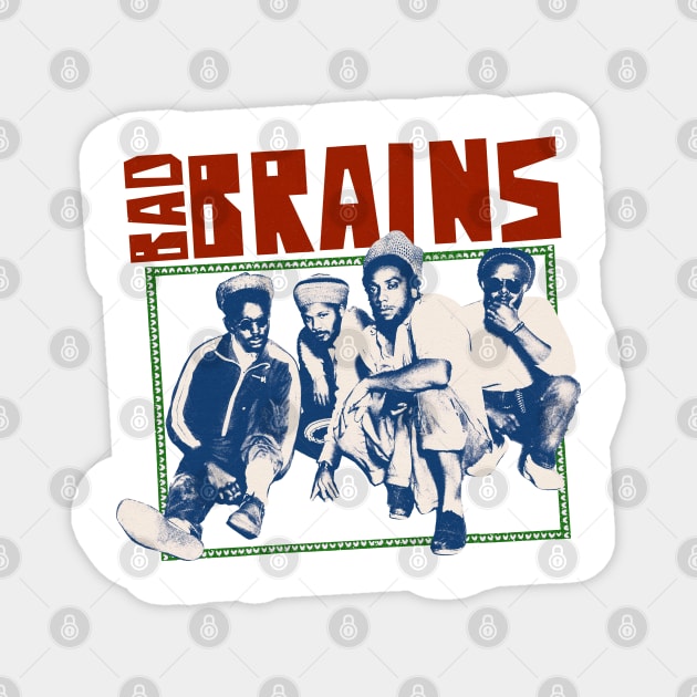 Bad Brains ∆ Original Fan Artwork Magnet by unknown_pleasures