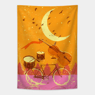 NIGHT RIDE Tapestry