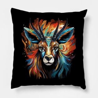 Patriotic Gemsbok Pillow