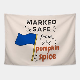 Marked Safe from Pumpkin Spice Tapestry