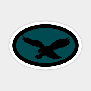 Eagles Batman Logo - Midnight Green Magnet