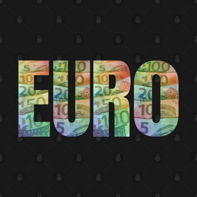 Euro Banknotes Notes Bills European Currency Money Cash Rainbow Colorful by Enriched by Art