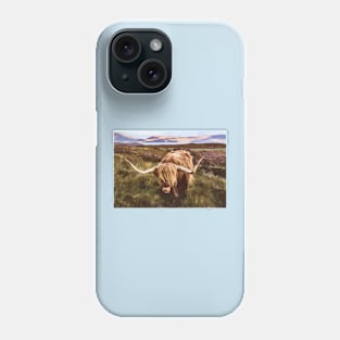 Scottish Highland Cattle Design Phone Case