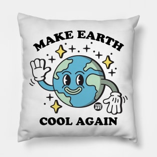 make earth cool Pillow