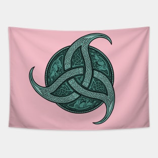 Trinity Knot - Teal Tapestry