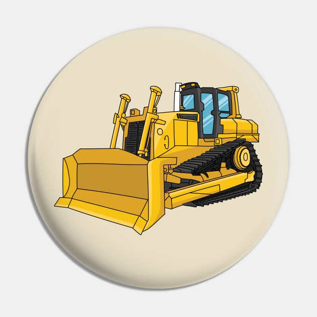 Bulldozer cartoon illustration Pin by Cartoons of fun