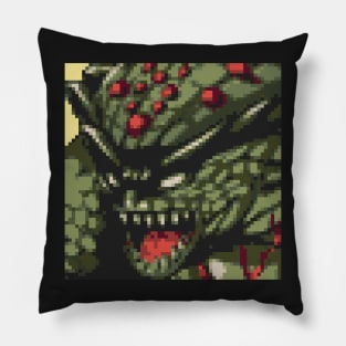 Resident Evil Hunter Pixel Art Pillow