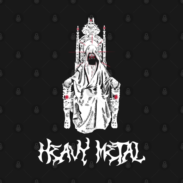Heavy Metal King - Metal - T-Shirt | TeePublic