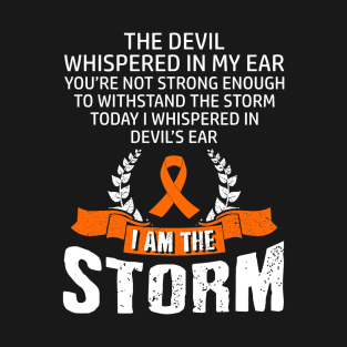 I Am The Storm Leukemia Awareness T-Shirt