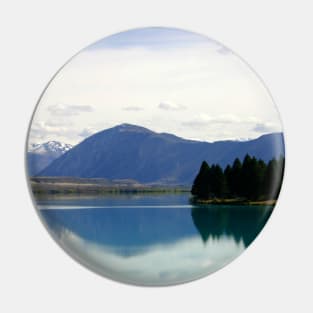 Lake Ruataniwha New Zealand landscape Pin