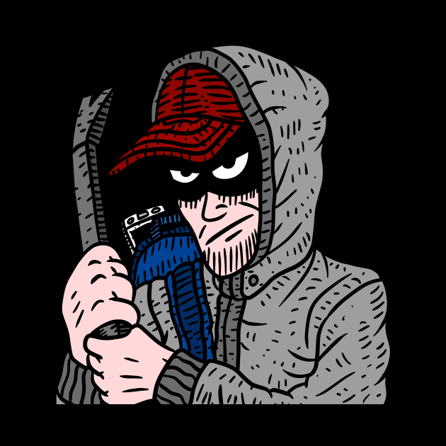 creepy burglar. thief. by JJadx