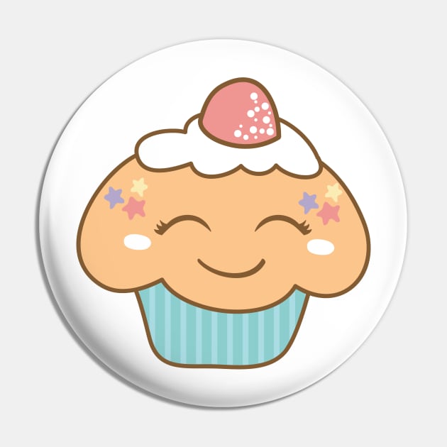 A Happy Cupcake Pin by osodesigns