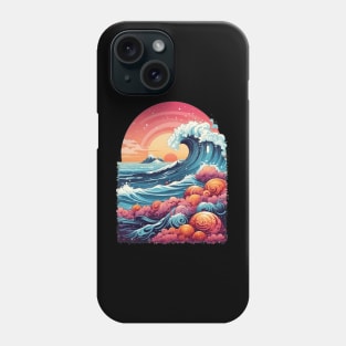 Pointillism Beach Art Phone Case