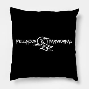 FullMoon Paranormal Logo (Landscape-Back) Pillow