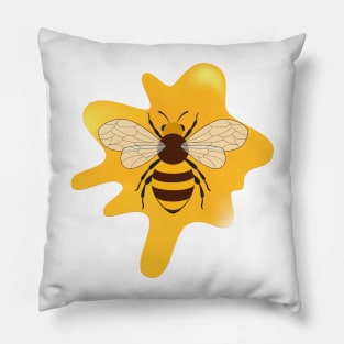 Bee on Honey Pillow