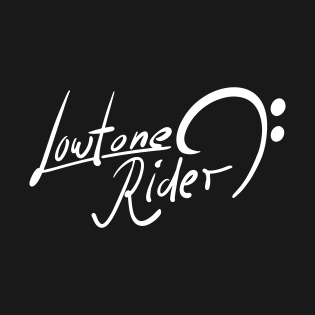 Low Tone Rider (white) by schlag.art