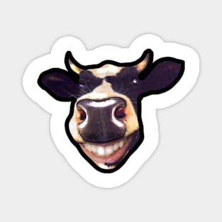 funny cow smile Magnet