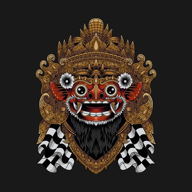 Barong balinese mask by Marciano Graphic