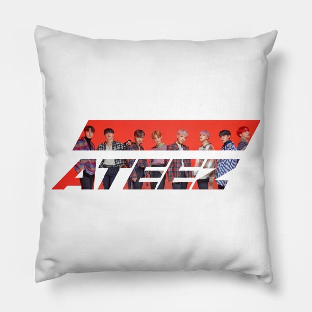 Ateez Logo Pillow by hallyupunch