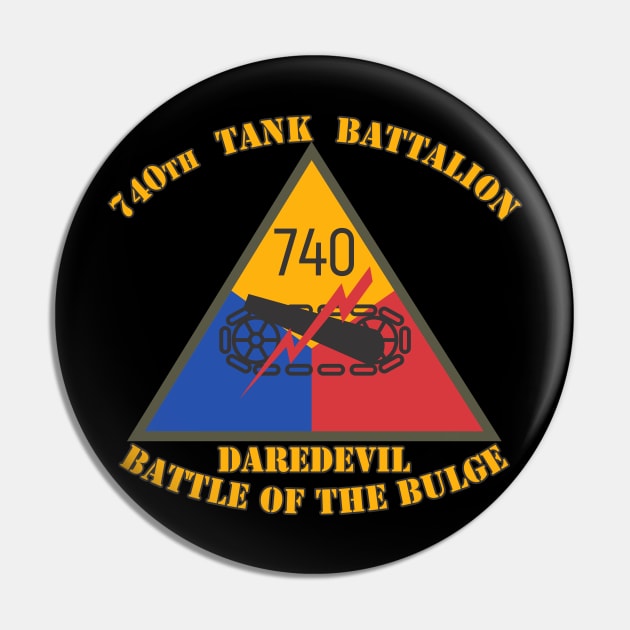 740th Tank Battalion Pin by MBK