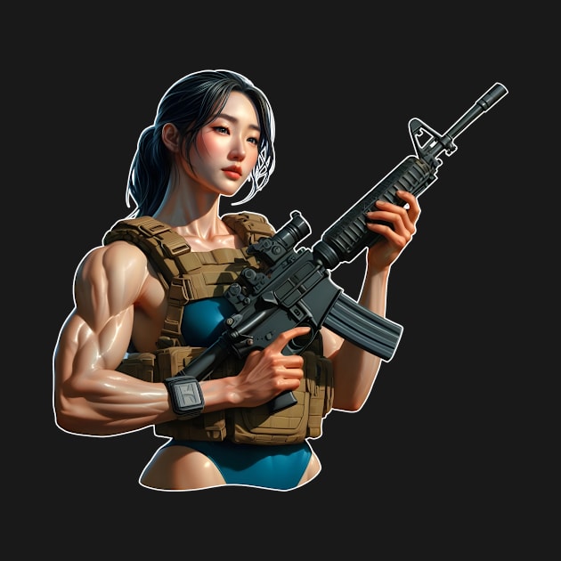 Tactical Girl by Rawlifegraphic