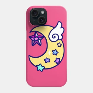 Winged Crescent Moon Phone Case