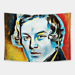 Robert Schumann Abstract Portrait | Robert Schumann Artwork 2 Tapestry