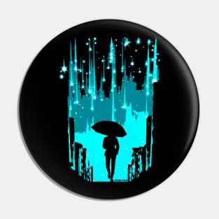 Star Shower Umbrella Pin