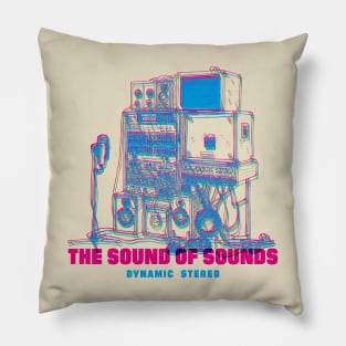 sound of sounds analog music Pillow