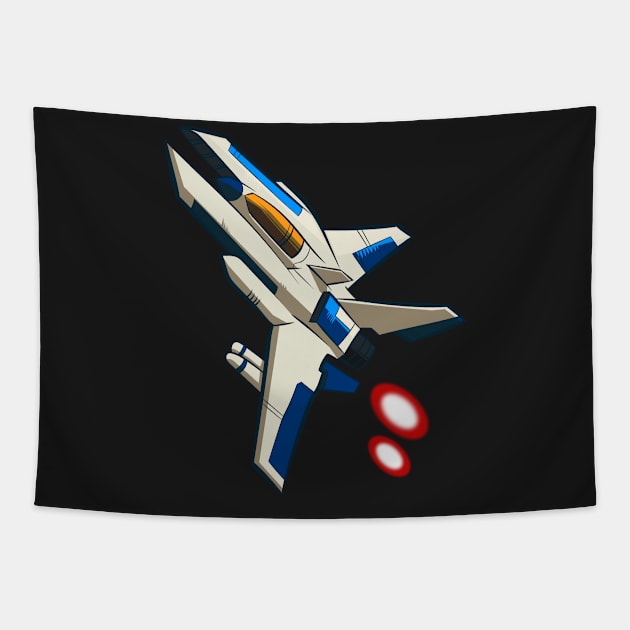 Vic Viper - Gradius Tapestry by Don Güero Laboratories