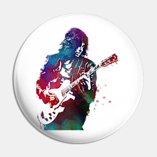 Guitarist music art #tshirt Pin