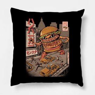 BurgerZilla - Black Pillow