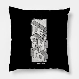 Techno Toronto Pillow